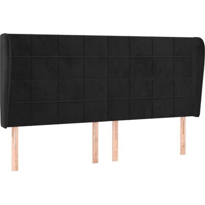 vidaXL Kopfteil - Schwarz - Elegantes Klassisches Design vidaXL Kopfteil - Schwarz - Elegantes Klassisches Design