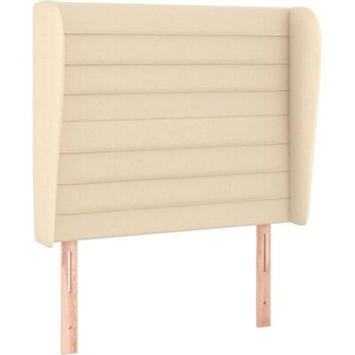 VidaXL Kopfteile - Creme - Elegant, Verstellbar, 93x23x118/128 cm VidaXL Kopfteile - Creme - Elegant, Verstellbar, 93x23x118/128 cm