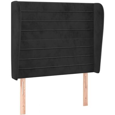 vidaXL Kopfteil - Elegantes klassisches Design - Weicher Samt - Verstellbare Höhe - Robuste Holzbeine - Unterstützt den Rücken - Einfach aufzubauen - Inklusive 2 Ohren - Für jedes Schlafzimmer geeignet vidaXL Kopfteil - Elegantes klassisches Design - Weicher Samt - Verstellbare Höhe - Robuste Holzbeine - Unterstützt den Rücken - Einfach aufzubauen - Inklusive 2 Ohren - Für jedes Schlafzimmer geeignet