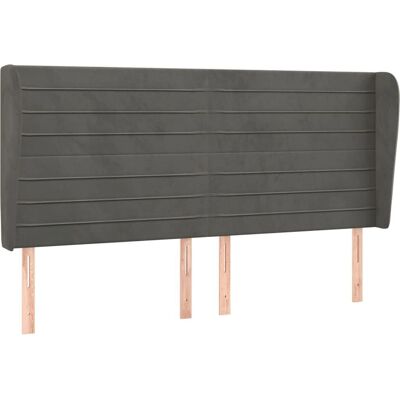 vidaXL Kopfteil - Dunkelgrau - Elegantes Klassisches Design vidaXL Kopfteil - Dunkelgrau - Elegantes Klassisches Design