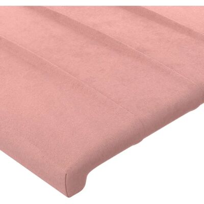Maisonchic Modell 93x23x118/128 cm - Kopfteil mit Rosa Samtohren Maisonchic Modell 93x23x118/128 cm - Kopfteil mit Rosa Samtohren