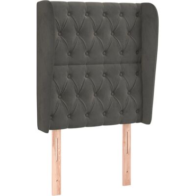 vidaXL Kopfteil - Dunkelgrau - Elegantes klassisches Design vidaXL Kopfteil - Dunkelgrau - Elegantes klassisches Design