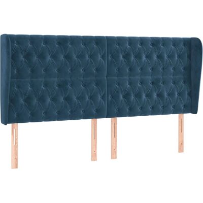 vidaXL Kopfteil - Dunkelblau - Elegantes Klassisches Design vidaXL Kopfteil - Dunkelblau - Elegantes Klassisches Design