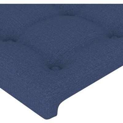vidaXL Kopfteil mit Ohren Blau 93x23x118/128 cm vidaXL Kopfteil mit Ohren Blau 93x23x118/128 cm