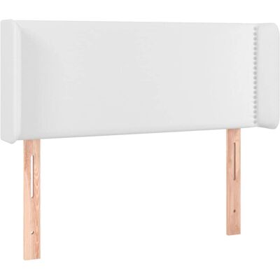 vidaXL Kopfteil mit Ohren Weiß 103x16x78/88 cm Kunstleder vidaXL Kopfteil mit Ohren Weiß 103x16x78/88 cm Kunstleder
