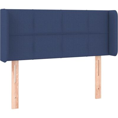 vidaXL Kopfteil mit Ohren Blau - Schlafzimmermöbel vidaXL Kopfteil mit Ohren Blau - Schlafzimmermöbel