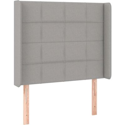vidaXL Cabecero - Gris claro - Cabecero/Pie de cama vidaXL Cabecero - Gris claro - Cabecero/Pie de cama