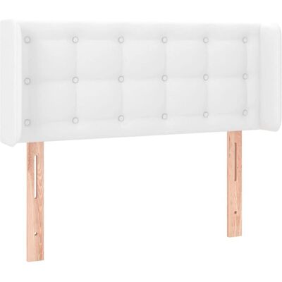 VidaXL Kopfteil Weiß - Elegante Bettkopfstütze mit Ohren VidaXL Kopfteil Weiß - Elegante Bettkopfstütze mit Ohren