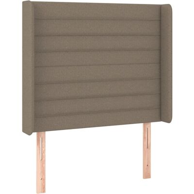 VidaXL Kopfteil Taupe - Kopfteil mit Ohren für Bett VidaXL Kopfteil Taupe - Kopfteil mit Ohren für Bett