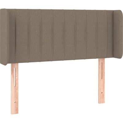 VidaXL Kopfteil mit Ohren Taupe - Kopfteil - Stilvolles Design, Höhenverstellbar, Stabile Holzbeine VidaXL Kopfteil mit Ohren Taupe - Kopfteil - Stilvolles Design, Höhenverstellbar, Stabile Holzbeine