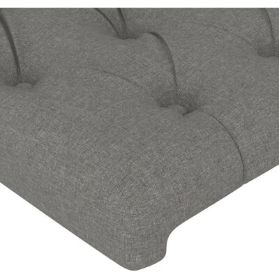 vidaXL Kopfteil mit Ohren Dunkelgrau - 83x16x78/88 cm vidaXL Kopfteil mit Ohren Dunkelgrau - 83x16x78/88 cm
