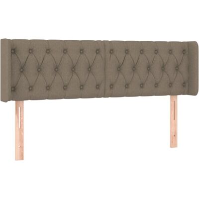 vidaXL Kopfteil mit Öhrchen Taupe - Kopfteil vidaXL Kopfteil mit Öhrchen Taupe - Kopfteil