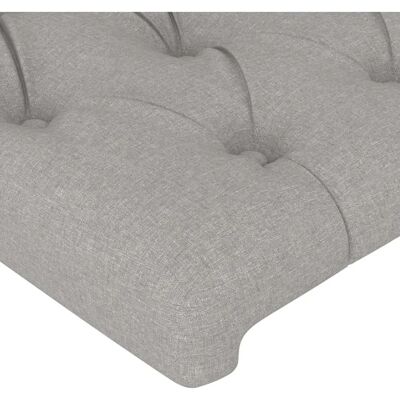 vidaXL Kopfteil - Verstellbares hellgraues Stoff 183x16x78/88 cm vidaXL Kopfteil - Verstellbares hellgraues Stoff 183x16x78/88 cm