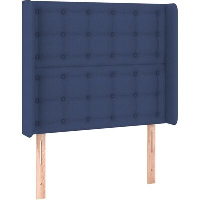 vidaXL Kopfteil mit Öhrchen Blau - Kopfteil, Stilvoll, Höhenverstellbar vidaXL Kopfteil mit Öhrchen Blau - Kopfteil, Stilvoll, Höhenverstellbar