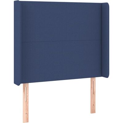 vidaXL Kopfteil - Blau - Höhenverstellbar - Bett Zubehör vidaXL Kopfteil - Blau - Höhenverstellbar - Bett Zubehör