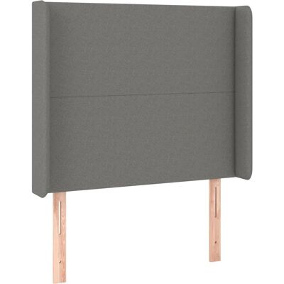 Cabecero VidaXL Gris Oscuro - Con Altura Ajustable Cabecero VidaXL Gris Oscuro - Con Altura Ajustable