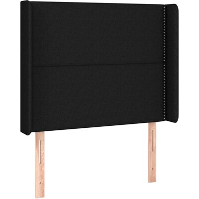 VidaXL Kopfteil - 118/128 cm - Schwarz - Bettkopfteil VidaXL Kopfteil - 118/128 cm - Schwarz - Bettkopfteil