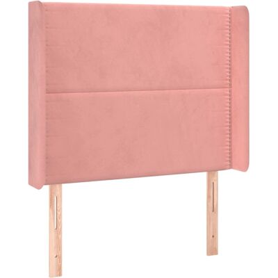 vidaXL Kopfteil Rosa - Eleganter Samt - Verstellbare Höhe vidaXL Kopfteil Rosa - Eleganter Samt - Verstellbare Höhe