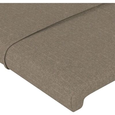 Maisonchic Graues Taupe-Kopfteil - Kopfteil mit Seitenohren Maisonchic Graues Taupe-Kopfteil - Kopfteil mit Seitenohren