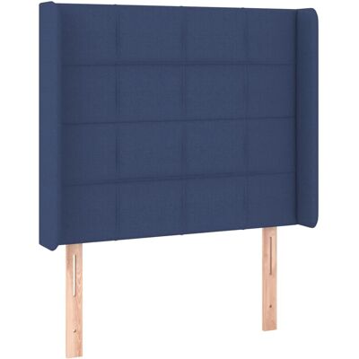 vidaXL Kopfteil mit Ohren - Verstellbares blauer Bettkopfteil vidaXL Kopfteil mit Ohren - Verstellbares blauer Bettkopfteil