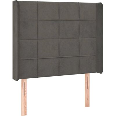 VidaXL Kopfteile Dunkelgrau - Mit Ohren Design VidaXL Kopfteile Dunkelgrau - Mit Ohren Design