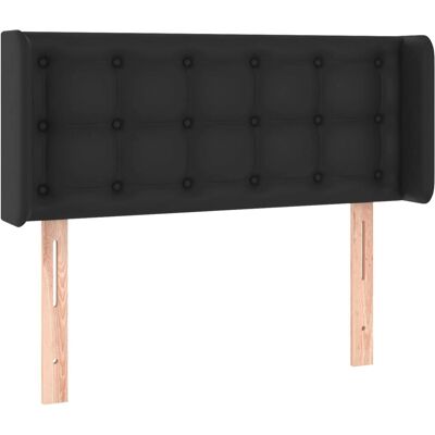 vidaXL Kopfteil - Verstellbar Schwarzes Kunstleder - Kopfteil vidaXL Kopfteil - Verstellbar Schwarzes Kunstleder - Kopfteil