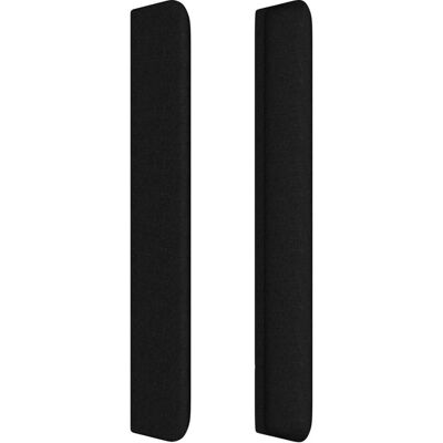 vidaXL Schwarzes Modernes Kopfteil mit Ohren vidaXL Schwarzes Modernes Kopfteil mit Ohren