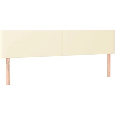 Creme LED hoofdbord - 180x5x78/88 cm - Bedaccessoire Creme LED hoofdbord - 180x5x78/88 cm - Bedaccessoire