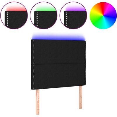 vidaXL LED Kopfteil Schwarz - Kopfteil - Modernes LED-Design mit verstellbarer Höhe vidaXL LED Kopfteil Schwarz - Kopfteil - Modernes LED-Design mit verstellbarer Höhe
