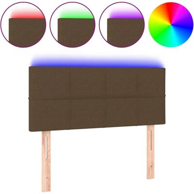 vidaXL Kopfteil Dunkelbraun mit LED vidaXL Kopfteil Dunkelbraun mit LED