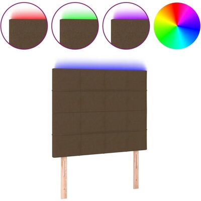 vidaXL Hoofdbord Donkerbruin - Hoofdbord - Modern LED Bedframe vidaXL Hoofdbord Donkerbruin - Hoofdbord - Modern LED Bedframe