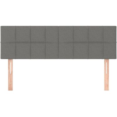 vidaXL Tête de lit LED Gris Foncé - Tête de lit - Publicité vidaXL Tête de lit LED Gris Foncé - Tête de lit - Publicité