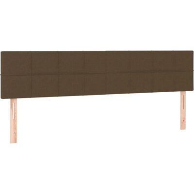 vidaXL Tête de lit LED Marron Foncé - Moderne et Ajustable - Publicité vidaXL Tête de lit LED Marron Foncé - Moderne et Ajustable - Publicité