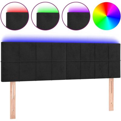 VidaXL Kopfhaupt - Samt LED Modernes Bett - Kopf- oder Fußteil VidaXL Kopfhaupt - Samt LED Modernes Bett - Kopf- oder Fußteil
