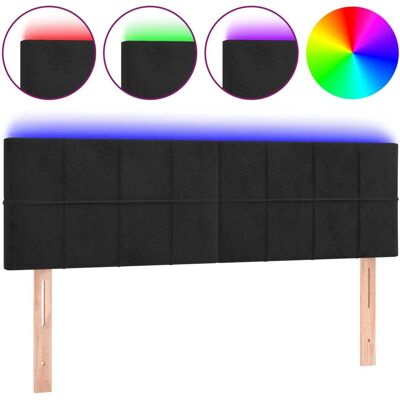 vidaXL LED Kopfteil Schwarz - Kopfteil - Schwarz - Modernes LED-Kopfteil vidaXL LED Kopfteil Schwarz - Kopfteil - Schwarz - Modernes LED-Kopfteil