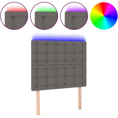 vidaXL Tête de lit avec LED - Design Moderne, Similicuir Durable, Hauteur Réglable vidaXL Tête de lit avec LED - Design Moderne, Similicuir Durable, Hauteur Réglable
