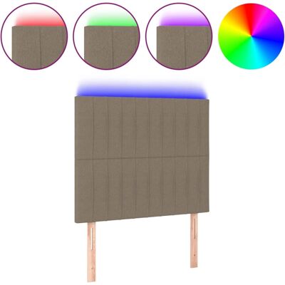 vidaXL Kopfteil Taupe - Verstellbares LED-Bettgestell vidaXL Kopfteil Taupe - Verstellbares LED-Bettgestell