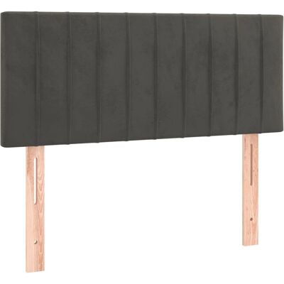 tête de lit LED gris foncé en velours vidaXL - Tête de lit - Accessoire pour cadre de lit - Publicité tête de lit LED gris foncé en velours vidaXL - Tête de lit - Accessoire pour cadre de lit - Publicité