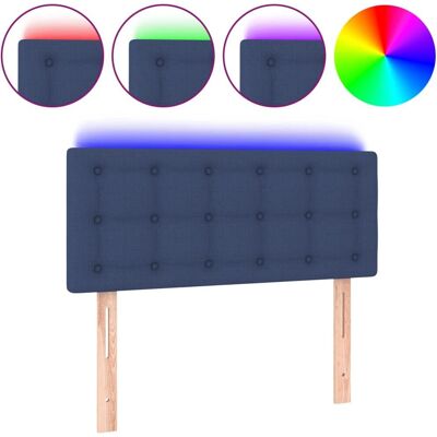 VidaXL Kopfteil Blau - Einstellbares LED-Bettkopfteil VidaXL Kopfteil Blau - Einstellbares LED-Bettkopfteil
