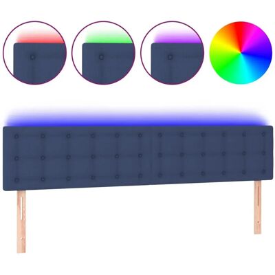 VidaXL Kopfteil Blau - Verstellbares LED-Bettzubehör VidaXL Kopfteil Blau - Verstellbares LED-Bettzubehör