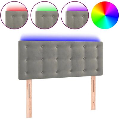 vidaXL Hoofdbord Lichtgrijs - Hoofdbord vidaXL Hoofdbord Lichtgrijs - Hoofdbord