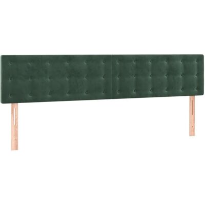 MAISONCHIC Dunkelgrünes Samt LED-Kopfteil - Kopfteil MAISONCHIC Dunkelgrünes Samt LED-Kopfteil - Kopfteil