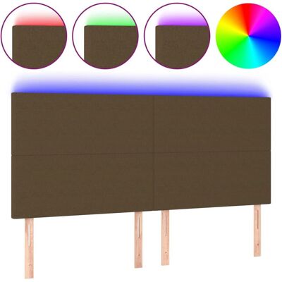 VidaXL Kopfteil mit LED-Lichtern - Verstellbar, Langlebig, Modern VidaXL Kopfteil mit LED-Lichtern - Verstellbar, Langlebig, Modern