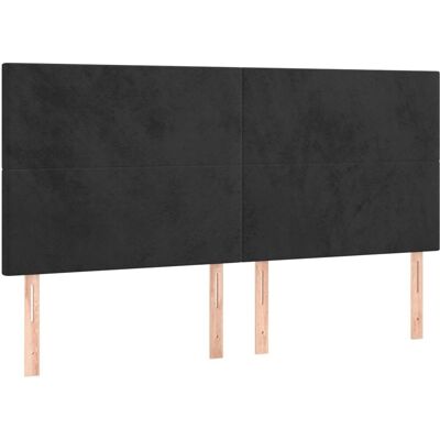 vidaXL Modern Velvet LED Hoofdbord - Bed Accessoire vidaXL Modern Velvet LED Hoofdbord - Bed Accessoire