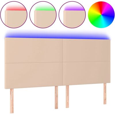 VidaXL Kopfteil - Verstellbare LED-Beleuchtung - Modernes Design VidaXL Kopfteil - Verstellbare LED-Beleuchtung - Modernes Design