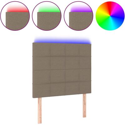 VidaXL Kopfteil Taupe - Modernes LED-Design VidaXL Kopfteil Taupe - Modernes LED-Design