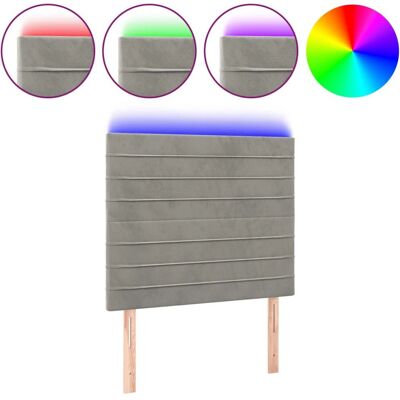 vidaXL Kopfteil mit LED-Lichtern - Klassisches Design - Verstellbar vidaXL Kopfteil mit LED-Lichtern - Klassisches Design - Verstellbar