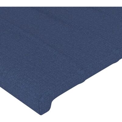 vidaXL LED-Kopfteil Blau 80x5x118/128 cm Stoff - Kopfteil mit LED-Lichtern vidaXL LED-Kopfteil Blau 80x5x118/128 cm Stoff - Kopfteil mit LED-Lichtern