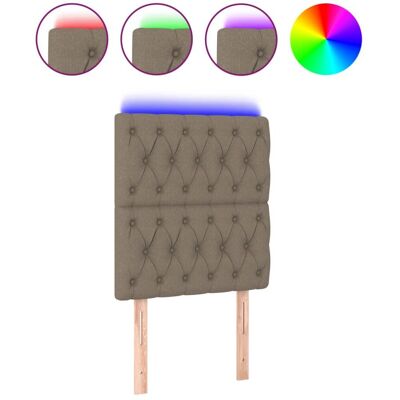 VidaXL Kopfh/inter - Taupe, verstellbar, LED-Lichter - Kopfteil VidaXL Kopfh/inter - Taupe, verstellbar, LED-Lichter - Kopfteil
