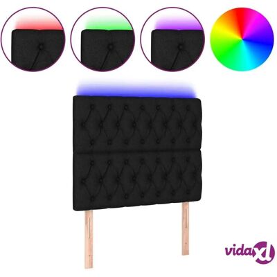Maisonchic - Modernes LED-Kopfteil - Schwarz - 118/128 cm Maisonchic - Modernes LED-Kopfteil - Schwarz - 118/128 cm